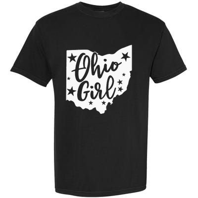 Proud Home State Lover Ohio Girl Garment-Dyed Heavyweight T-Shirt