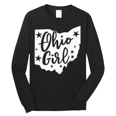 Proud Home State Lover Ohio Girl Long Sleeve Shirt