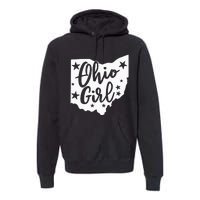 Proud Home State Lover Ohio Girl Premium Hoodie