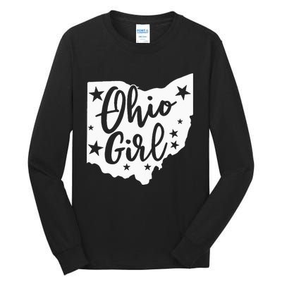 Proud Home State Lover Ohio Girl Tall Long Sleeve T-Shirt