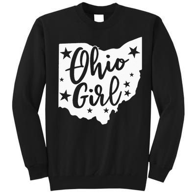 Proud Home State Lover Ohio Girl Tall Sweatshirt