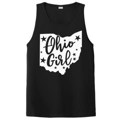 Proud Home State Lover Ohio Girl PosiCharge Competitor Tank