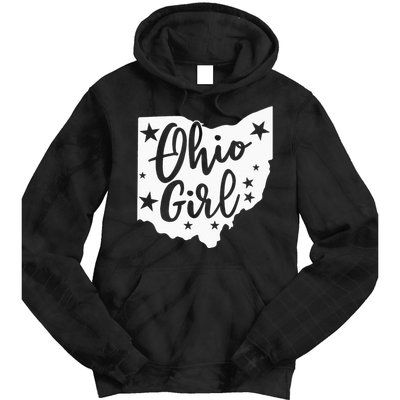 Proud Home State Lover Ohio Girl Tie Dye Hoodie