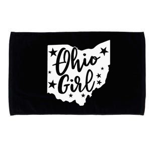 Proud Home State Lover Ohio Girl Microfiber Hand Towel