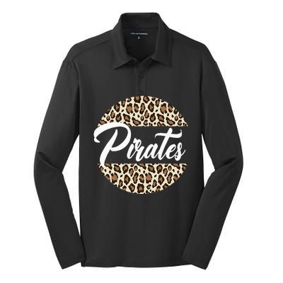 Pirates High School Mascot Sports Team 's Pirates Silk Touch Performance Long Sleeve Polo