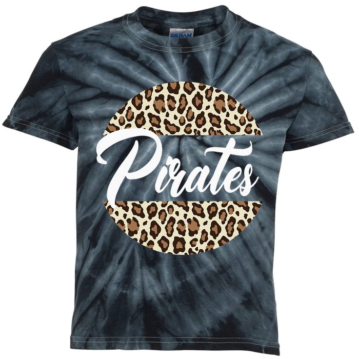 Pirates High School Mascot Sports Team 's Pirates Kids Tie-Dye T-Shirt