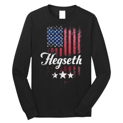 Pete Hegseth Secretary Of Defense Trump Pick Maga Support Long Sleeve Shirt