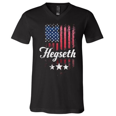 Pete Hegseth Secretary Of Defense Trump Pick Maga Support V-Neck T-Shirt