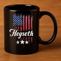 Pete Hegseth Secretary Of Defense Trump Pick Maga Support 11oz C Handle Ceramic Mug
