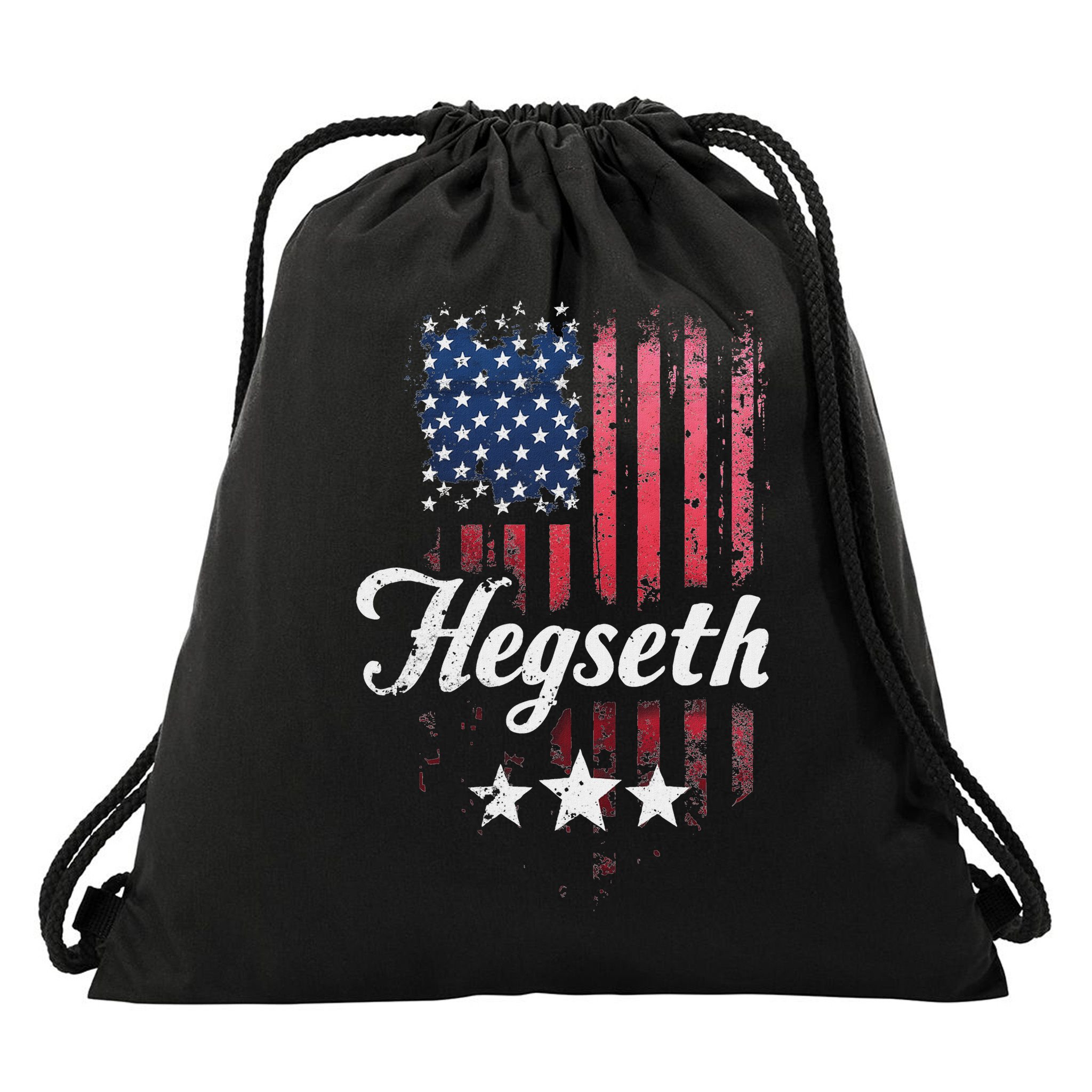 Pete Hegseth Secretary Of Defense Trump Pick Maga Support Drawstring Bag