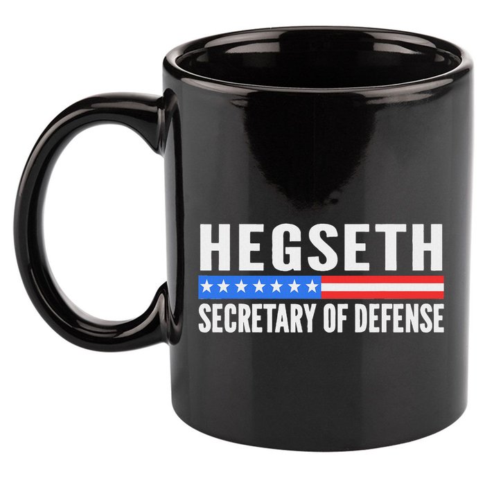 Pete Hegseth Secretary Of Defense Trump Maga Support 11oz C Handle Ceramic Mug