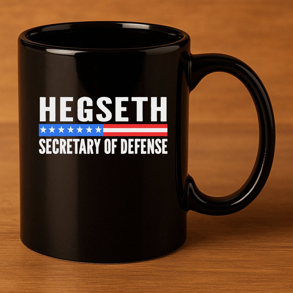 Pete Hegseth Secretary Of Defense Trump Maga Support 11oz C Handle Ceramic Mug
