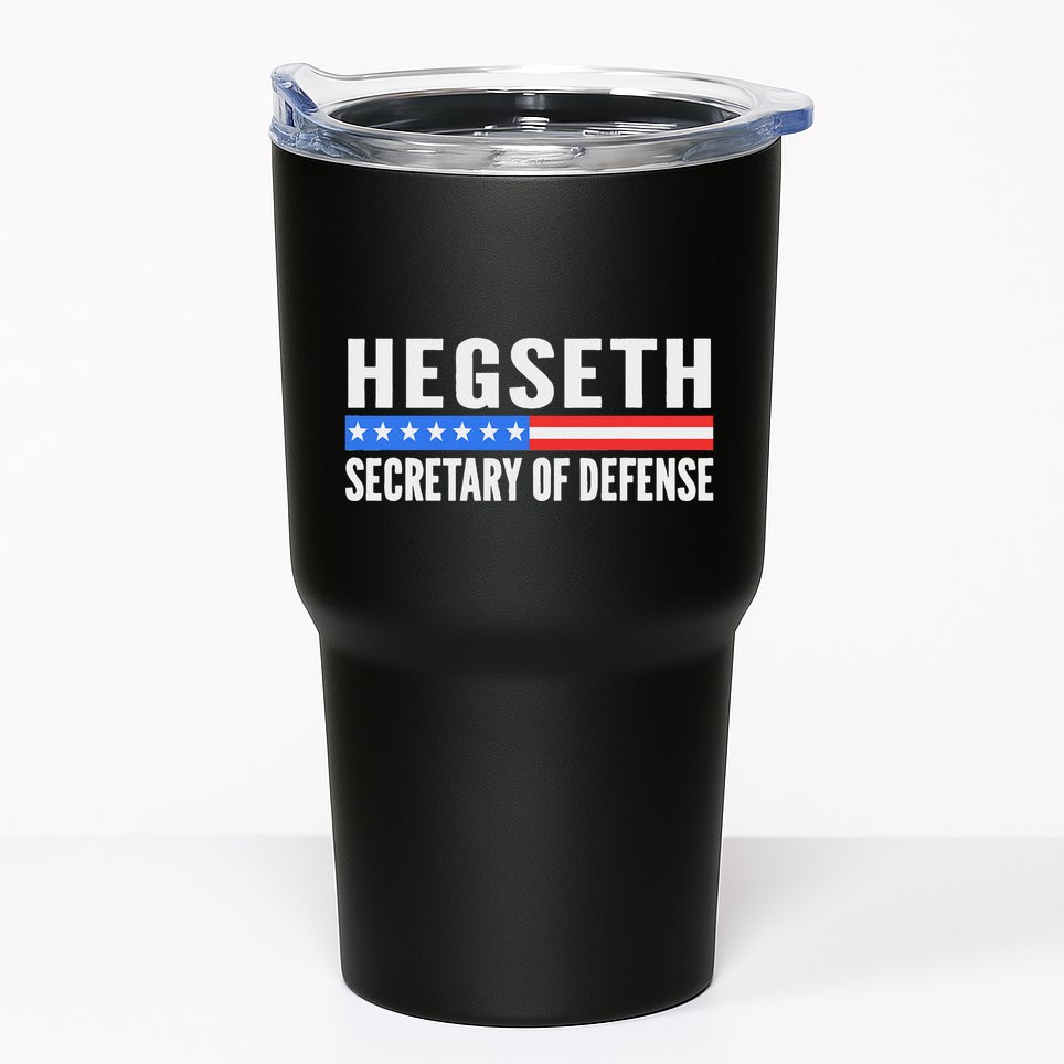 Pete Hegseth Secretary Of Defense Trump Maga Support Tumbler