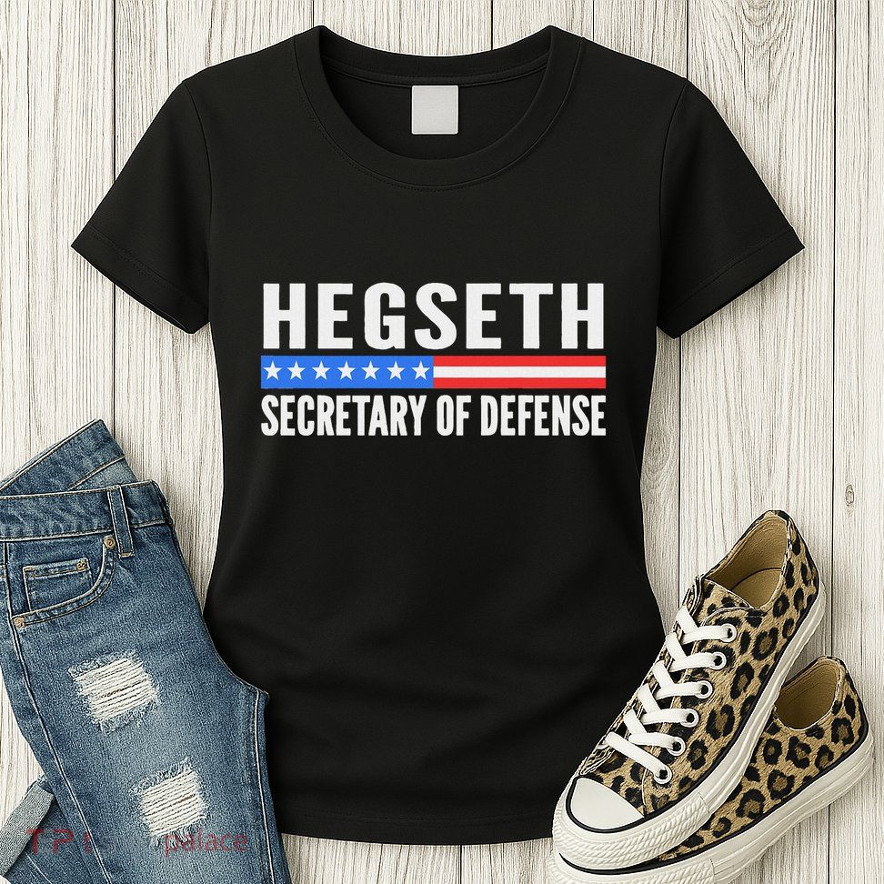 Pete Hegseth Secretary Of Defense Trump Maga Support Womens T-Shirt