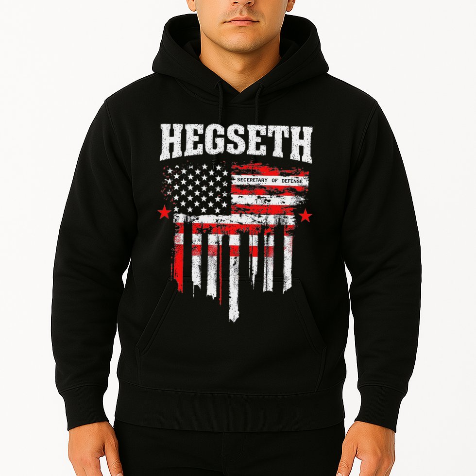 Pete Hegseth Secretary Of Defense Trump Support Patriots Hoodie
