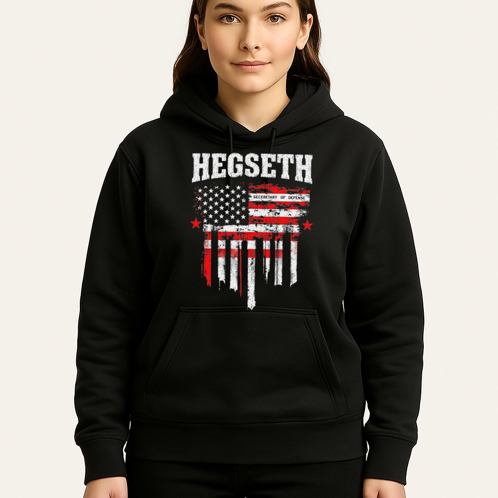 Pete Hegseth Secretary Of Defense Trump Support Patriots Hoodie