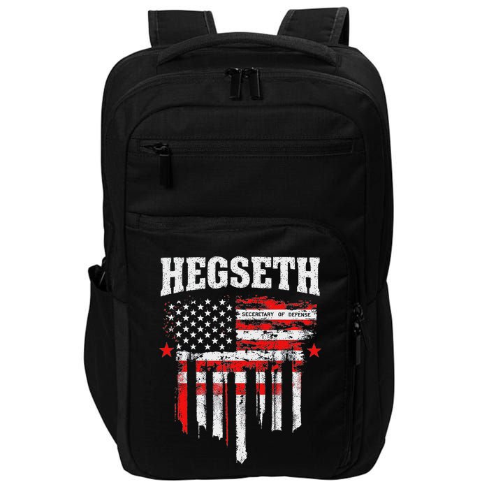 Pete Hegseth Secretary Of Defense Trump Support Patriots Impact Tech Backpack