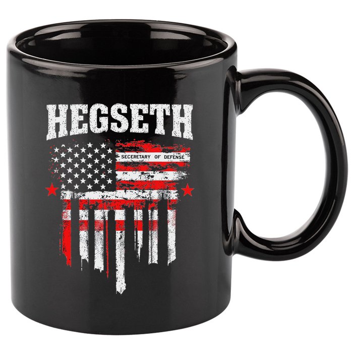 Pete Hegseth Secretary Of Defense Trump Support Patriots 11oz C Handle Ceramic Mug