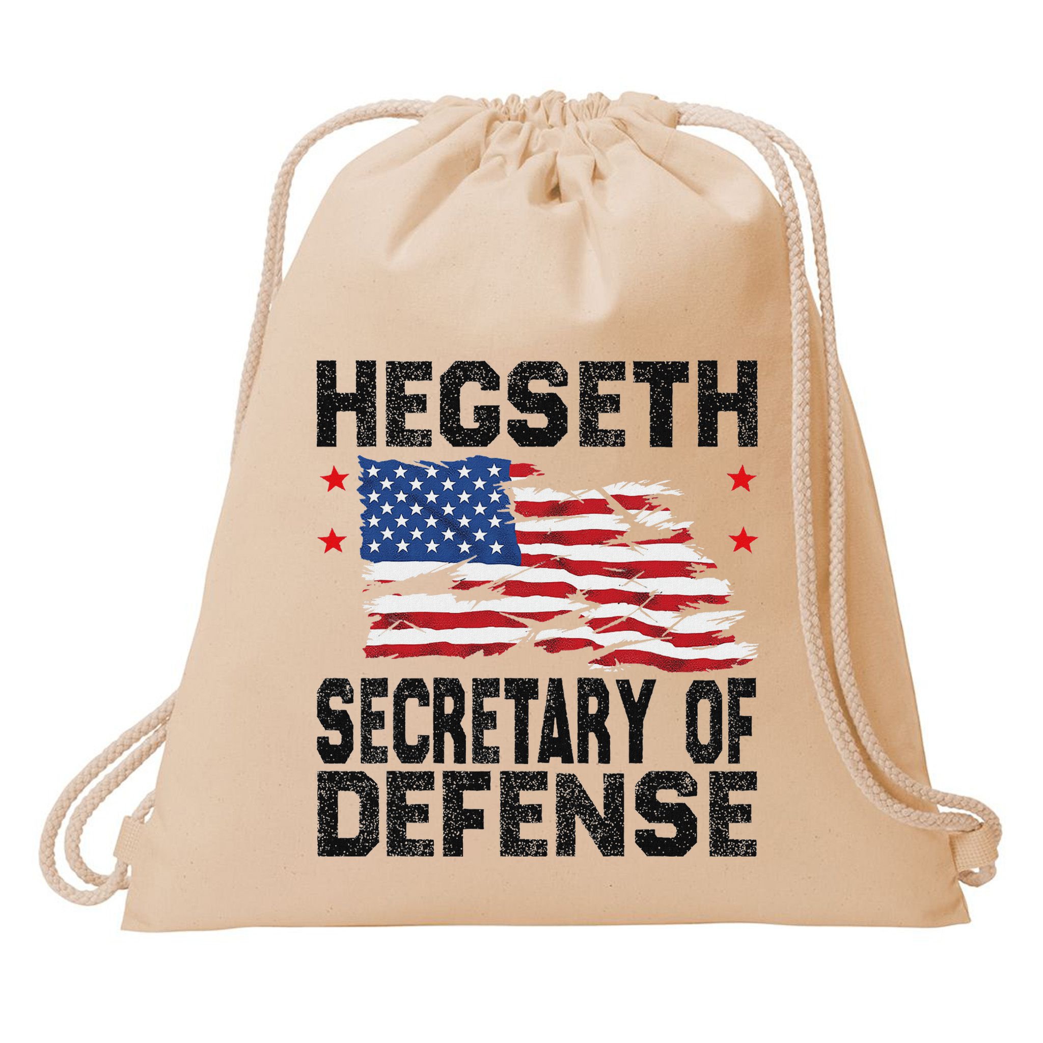 Pete Hegseth Secretary Of Defense Trump Pick Maga Drawstring Bag