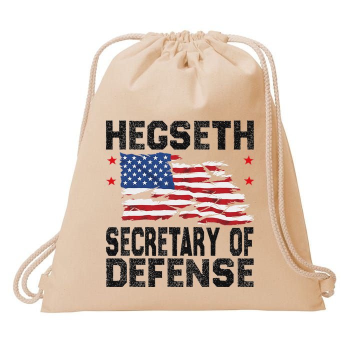Pete Hegseth Secretary Of Defense Trump Pick Maga Drawstring Bag