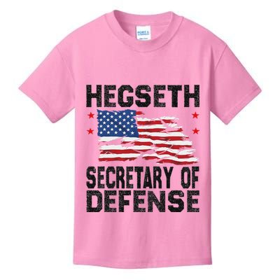 Pete Hegseth Secretary Of Defense Trump Pick Maga Kids T-Shirt