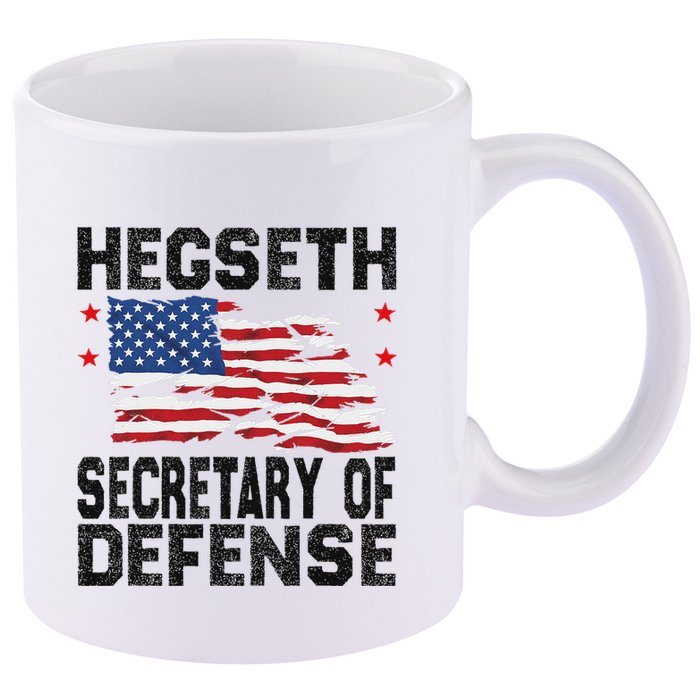 Pete Hegseth Secretary Of Defense Trump Pick Maga 11oz C Handle Ceramic Mug