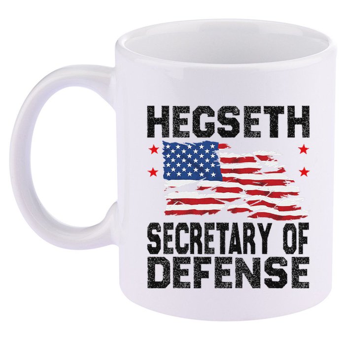 Pete Hegseth Secretary Of Defense Trump Pick Maga 11oz C Handle Ceramic Mug