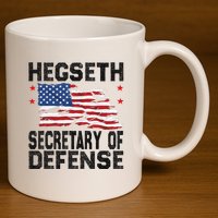 Pete Hegseth Secretary Of Defense Trump Pick Maga 11oz C Handle Ceramic Mug