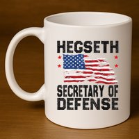 Pete Hegseth Secretary Of Defense Trump Pick Maga 11oz C Handle Ceramic Mug