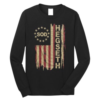 Pete Hegseth Secretary Of Defense Long Sleeve Shirt