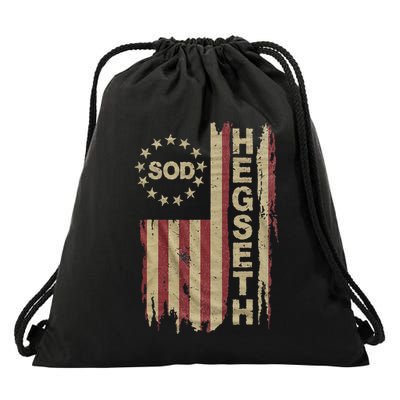 Pete Hegseth Secretary Of Defense Drawstring Bag