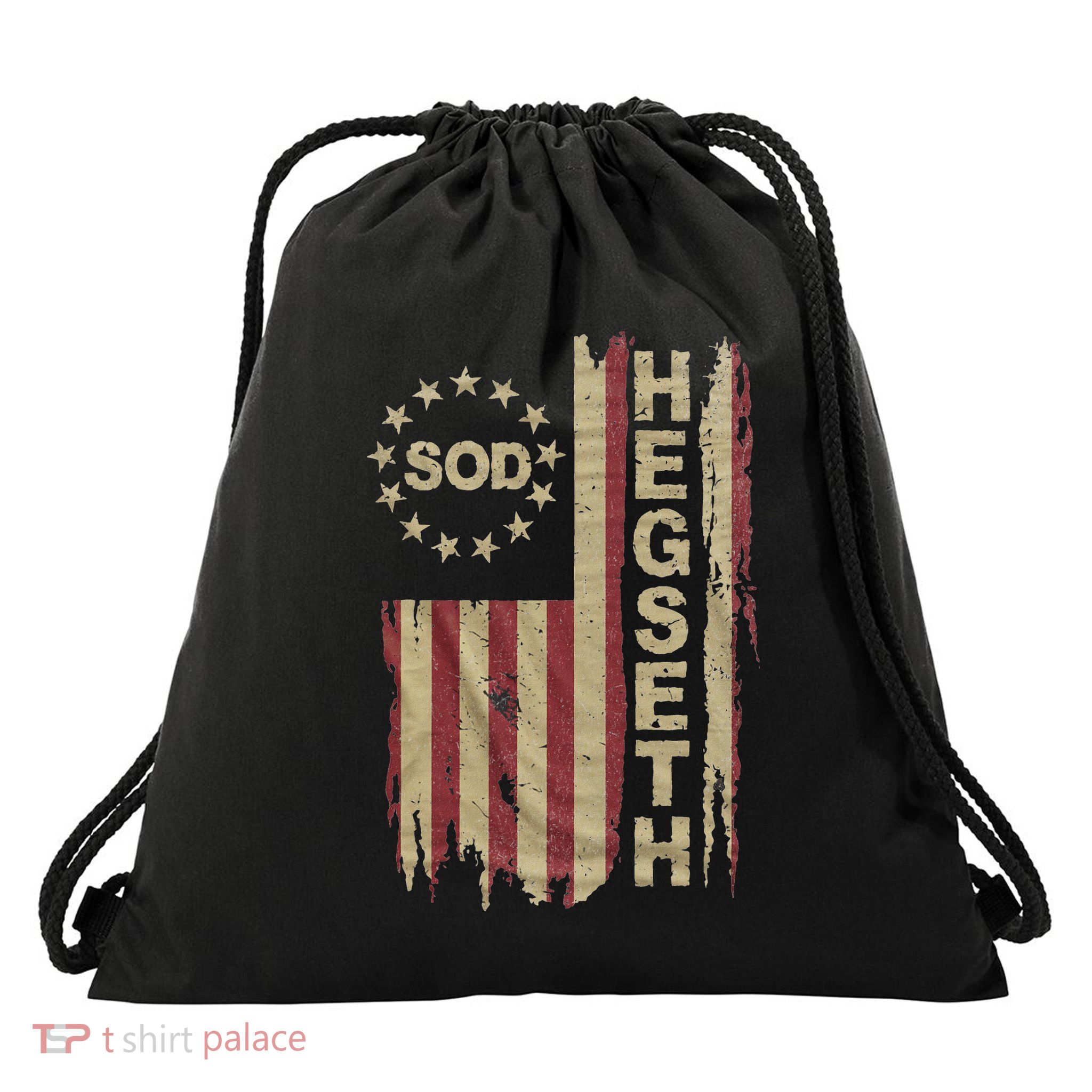 Pete Hegseth Secretary Of Defense Drawstring Bag
