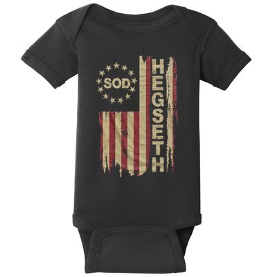 Pete Hegseth Secretary Of Defense Baby Bodysuit