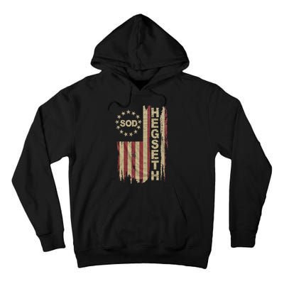 Pete Hegseth Secretary Of Defense Tall Hoodie