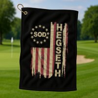 Pete Hegseth Secretary Of Defense Golf Towel