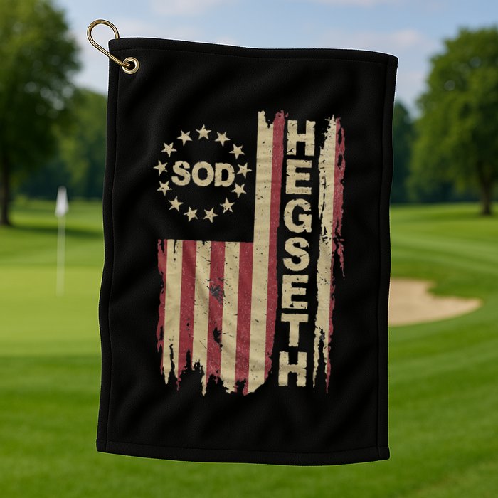 Pete Hegseth Secretary Of Defense Golf Towel