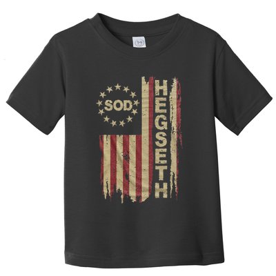 Pete Hegseth Secretary Of Defense Toddler T-Shirt