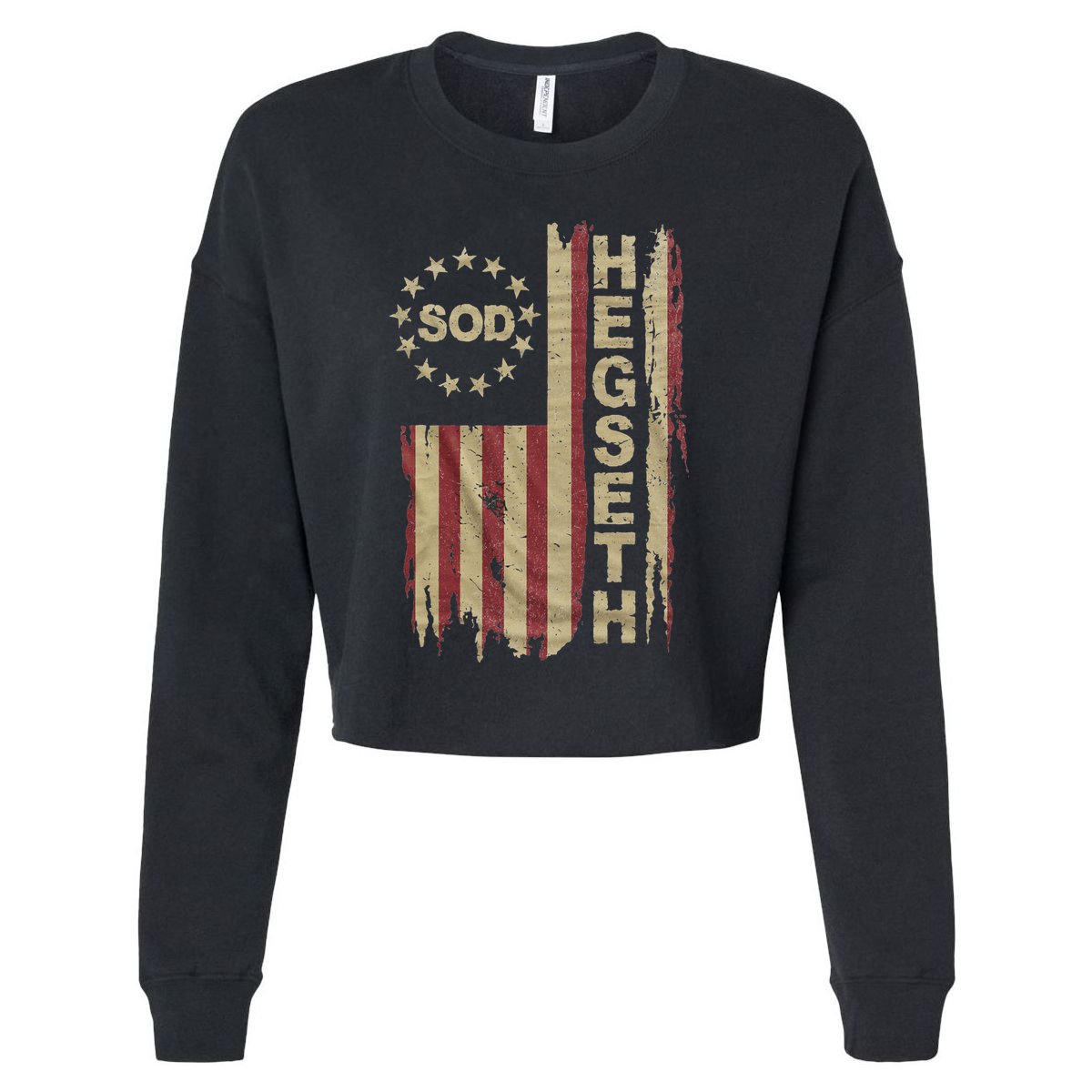 Pete Hegseth Secretary Of Defense Cropped Pullover Crew