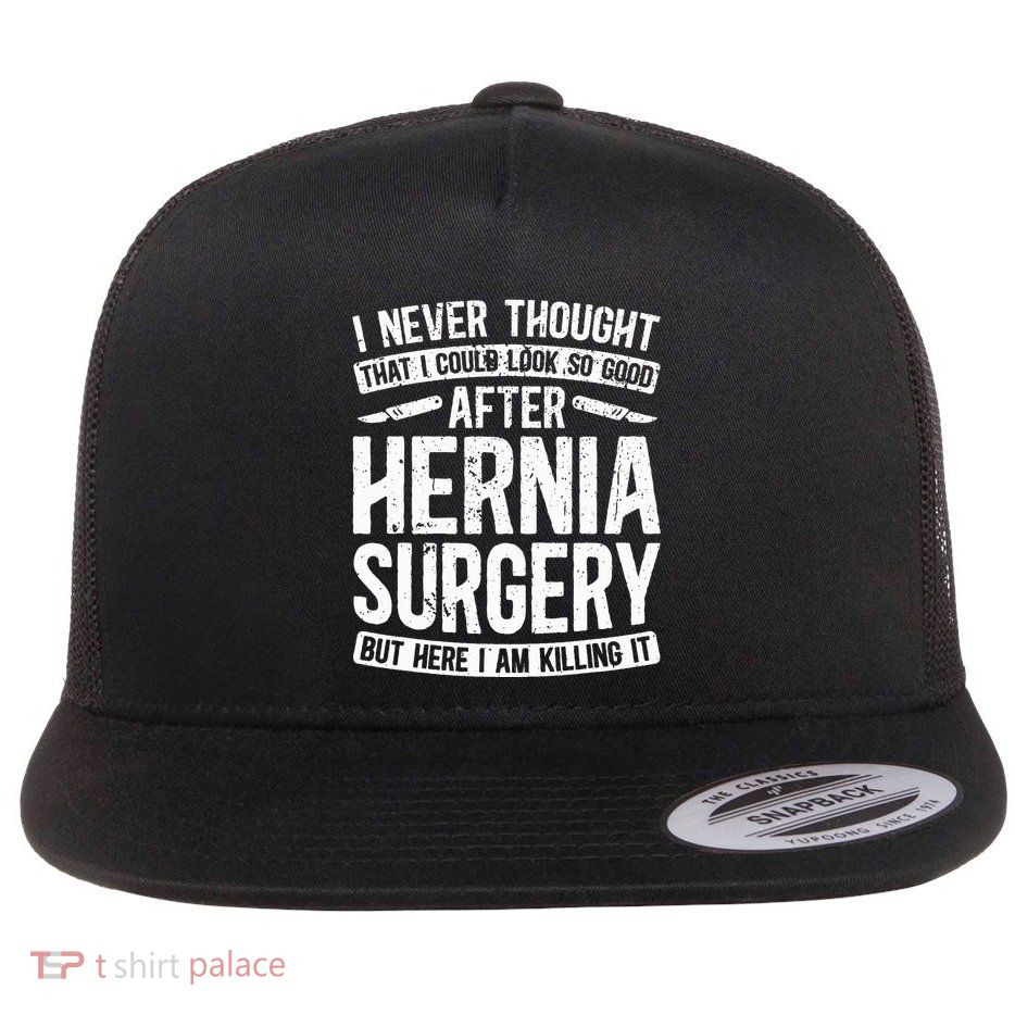 Post Hernia Surgery Recovery Flatbill Hat