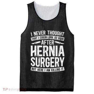 Post Hernia Surgery Recovery Mesh Reversible Basketball Jersey Tank