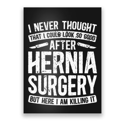 Post Hernia Surgery Recovery Poster