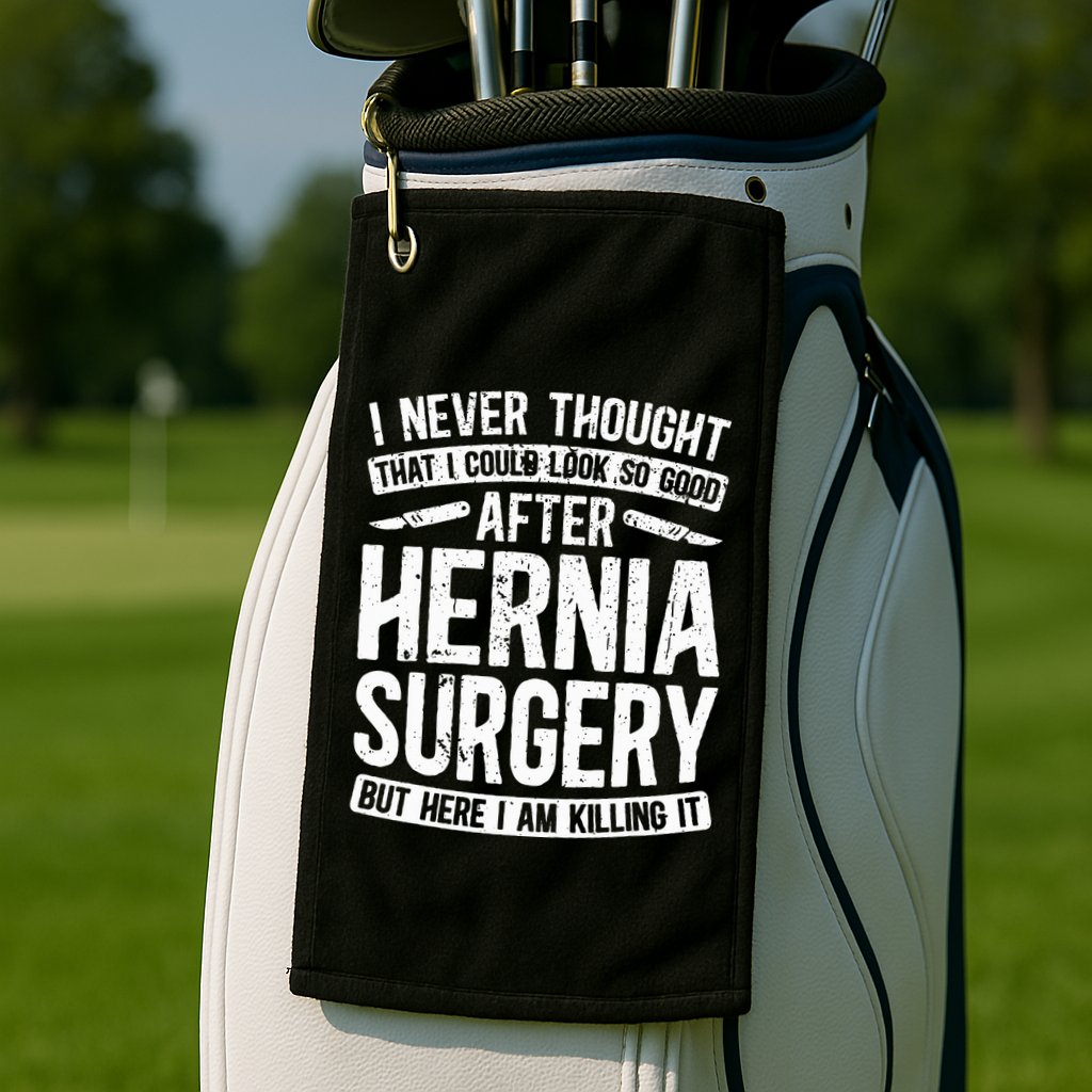 Post Hernia Surgery Recovery Golf Towel