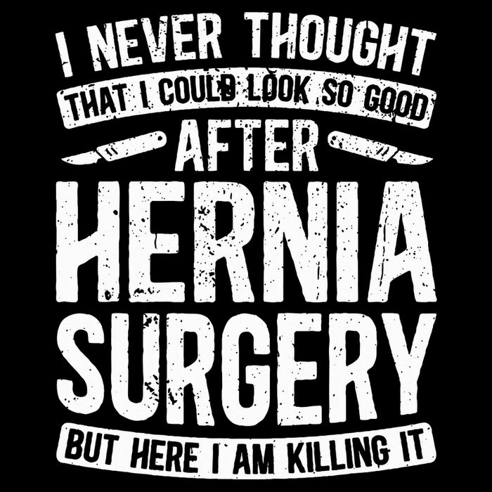 Post Hernia Surgery Recovery Women's Crop Top Tee