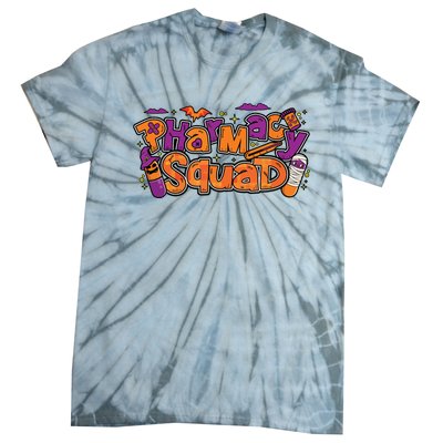 Pharmacy Halloween Squad Pharmacist Pharmacy Technician Cpht Tie-Dye T-Shirt