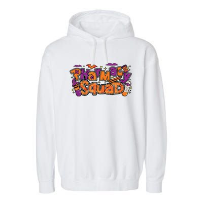 Pharmacy Halloween Squad Pharmacist Pharmacy Technician Cpht Garment-Dyed Fleece Hoodie