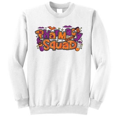 Pharmacy Halloween Squad Pharmacist Pharmacy Technician Cpht Sweatshirt