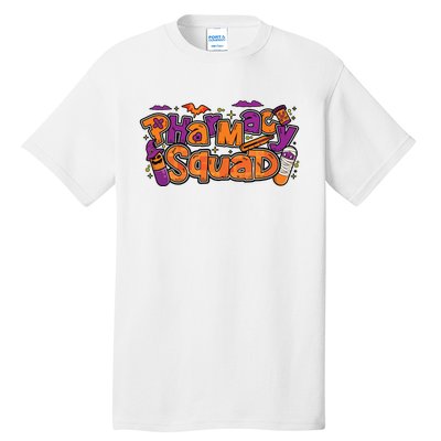 Pharmacy Halloween Squad Pharmacist Pharmacy Technician Cpht Tall T-Shirt