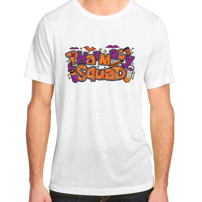 Pharmacy Halloween Squad Pharmacist Pharmacy Technician Cpht Adult ChromaSoft Performance T-Shirt