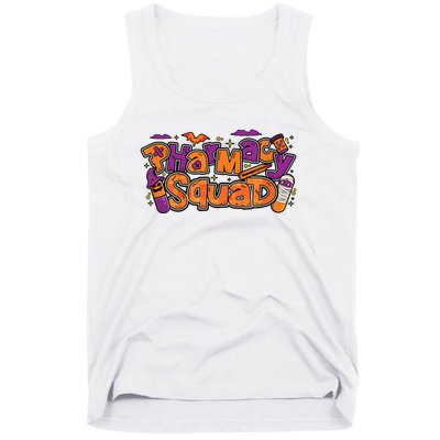 Pharmacy Halloween Squad Pharmacist Pharmacy Technician Cpht Tank Top