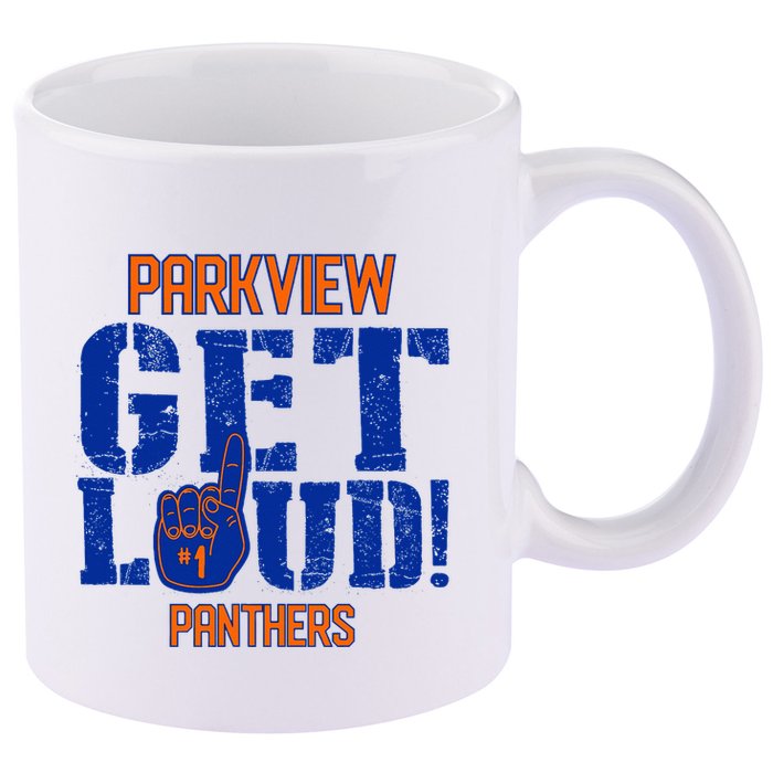 Parkview High School Get Loud 11oz C Handle Ceramic Mug